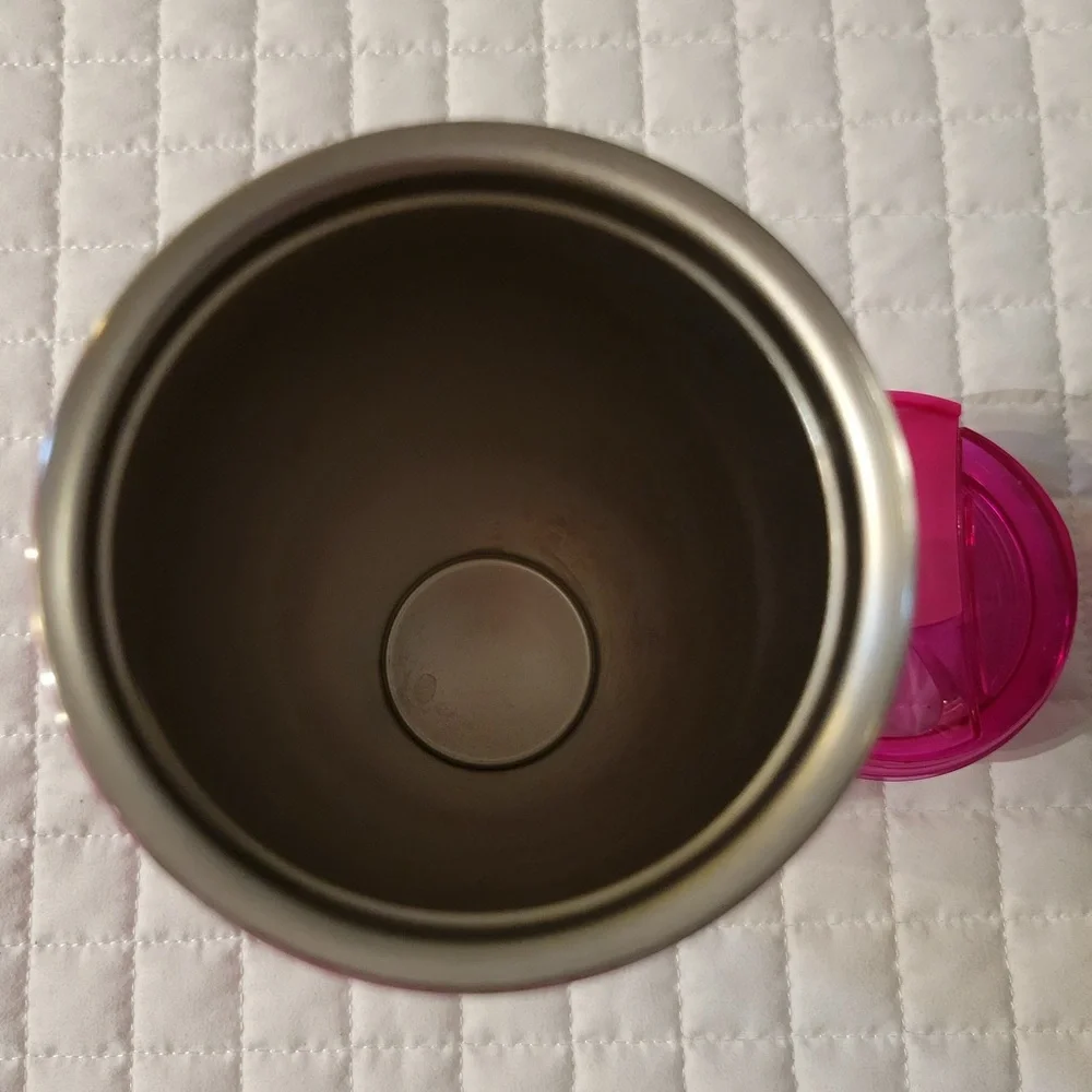Starbucks 2022 Hot Pink Stainless Steel Cold Brew 16oz Travel Tumbler Barbiecore